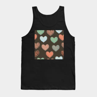 Heart Pattern Tank Top